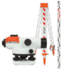 Komplekt - opticheskii nivelir RGK C-28, reika AMO S3 i shtativ RGK S6-N