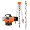 Komplekt - opticheskii nivelir RGK N-55, reika RGK TS-7 i shtativ RGK S6-N