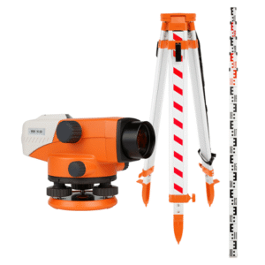 Opticheskii nivelir RGK N-38, reika AMO S5 i shtativ RGK S6-Z
