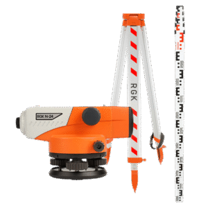 Opticheskii nivelir RGK N-24, reika RGK TS-7 i shtativ RGK S6-N
