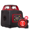 Rotatsionnii nivelir RGK SP-400G, zelenii luch